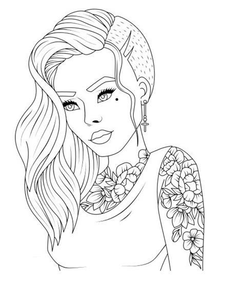 teenage coloring pages